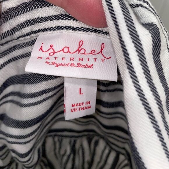 Maternity blouse with waist tie - Picture 9 of 9